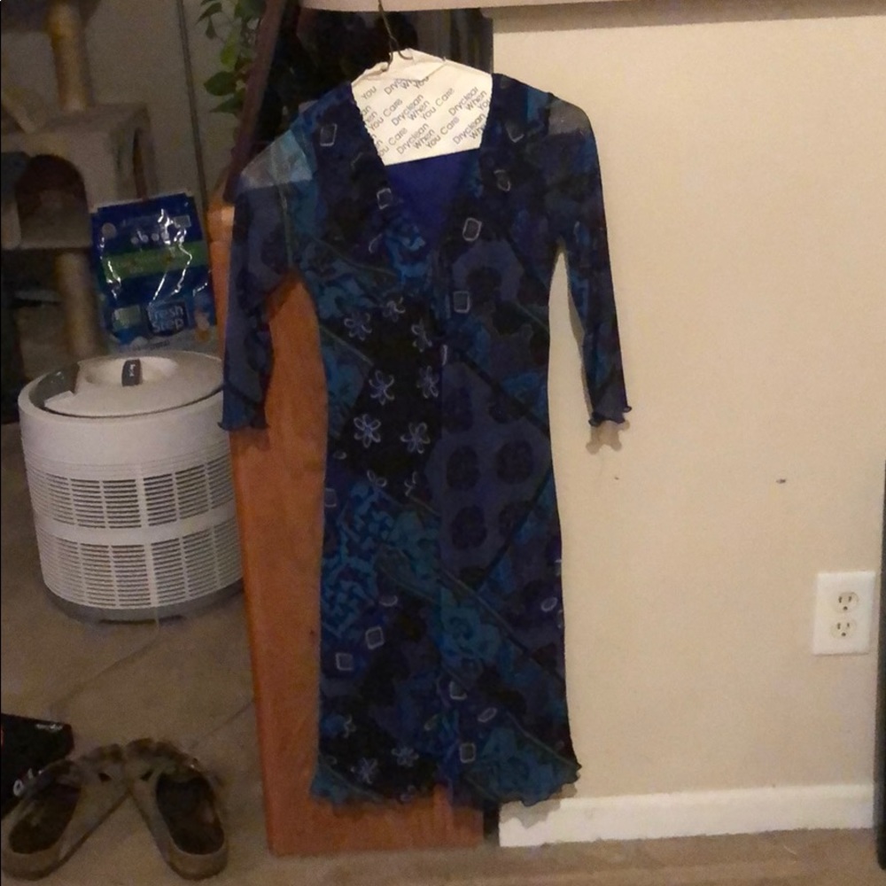 Blue dress